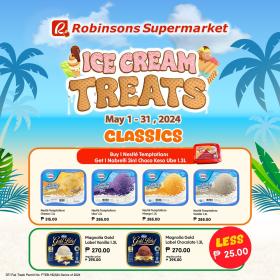 Robinsons Supermarket - Beat the heat with our Classic Ice Cream Flavors!
