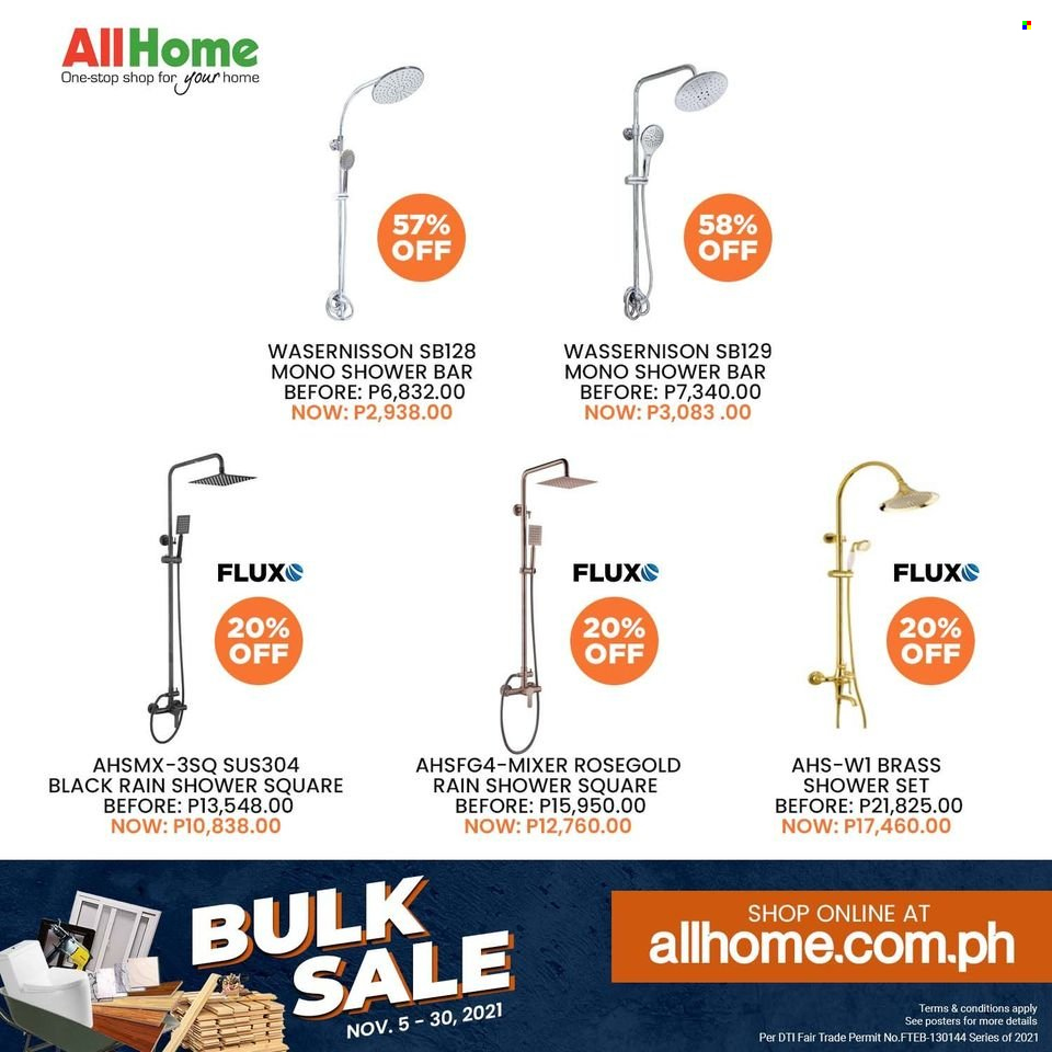 AllHome offer - 5.11.2021 - 30.11.2021.
