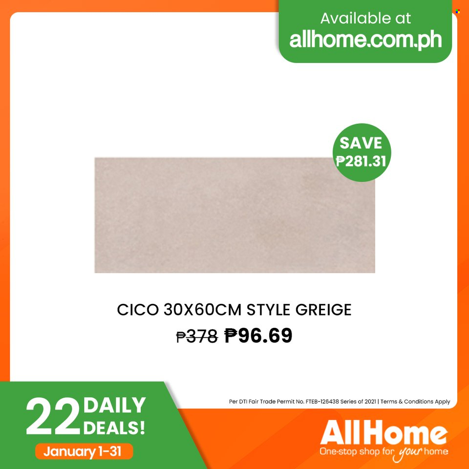 AllHome offer  - 1.1.2022 - 31.1.2022. Page 7.
