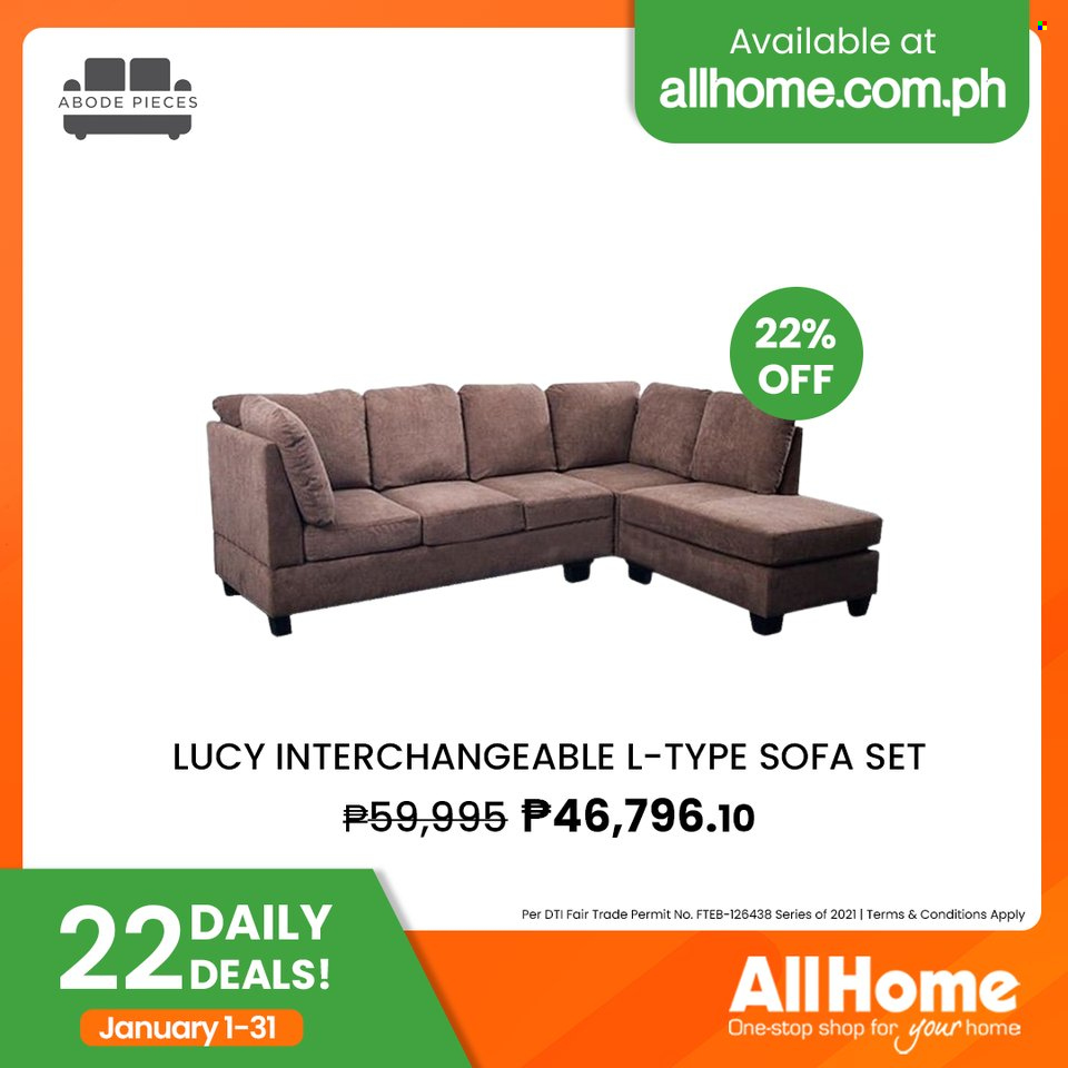 AllHome offer  - 1.1.2022 - 31.1.2022. Page 14.