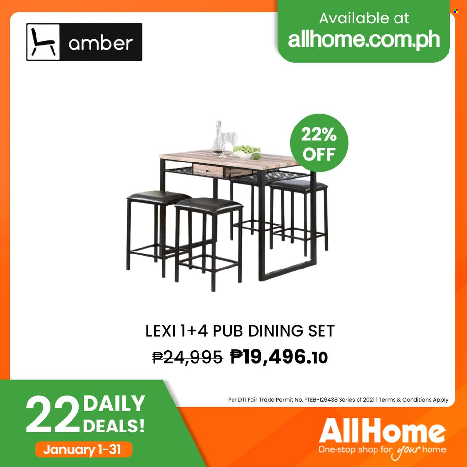 AllHome offer  - 1.1.2022 - 31.1.2022. Page 15.