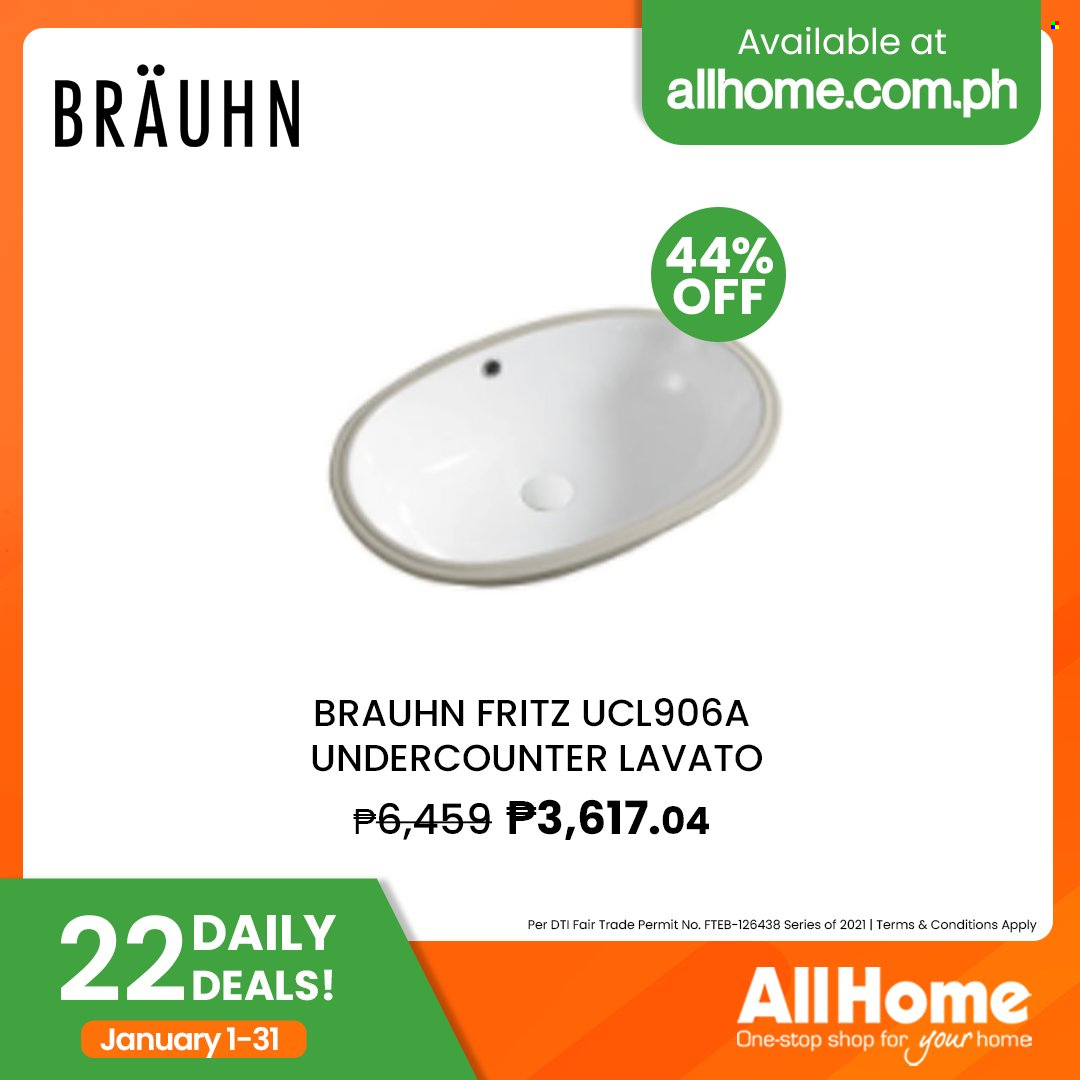 AllHome offer  - 1.1.2022 - 31.1.2022. Page 38.