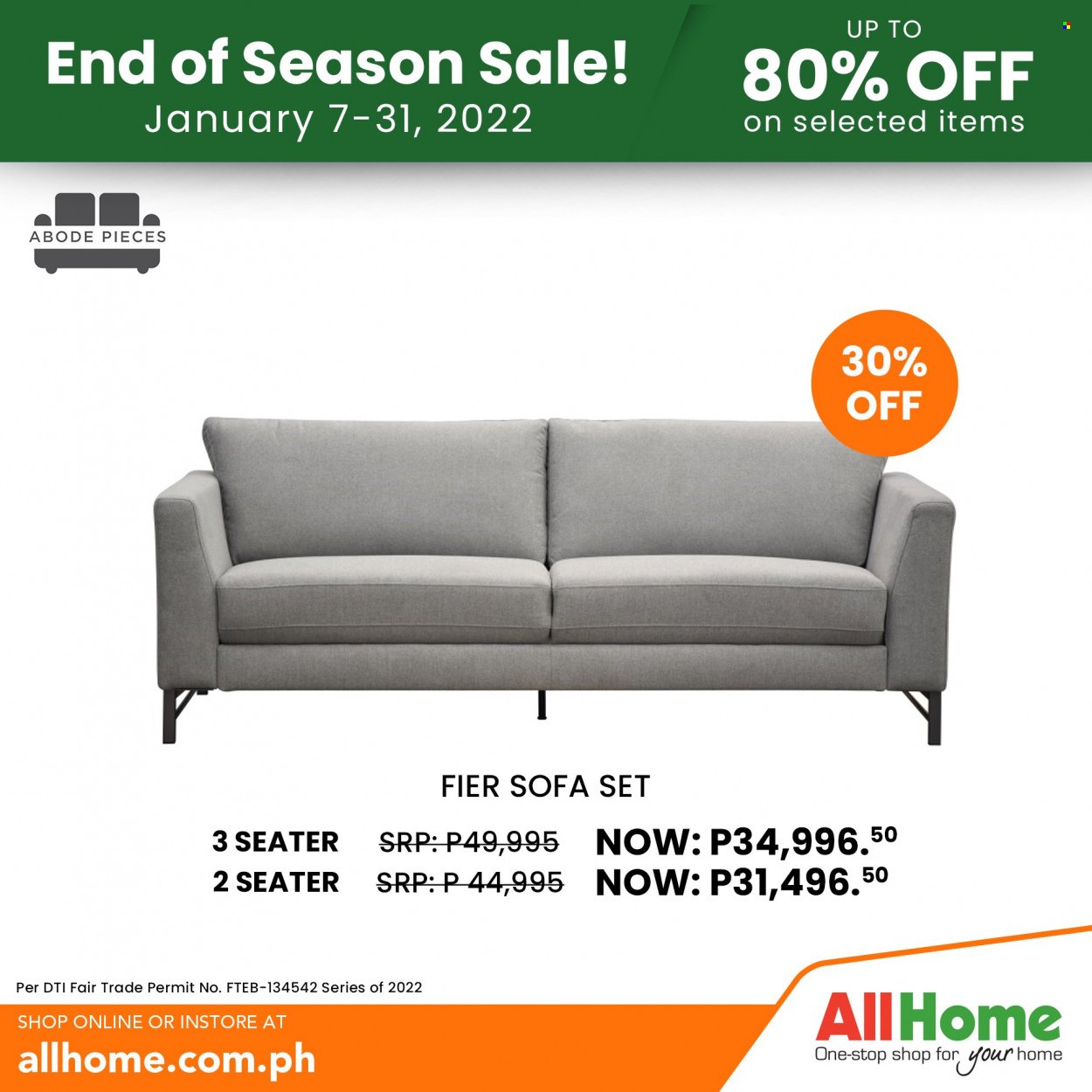 AllHome offer  - 7.1.2022 - 31.1.2022. Page 38.