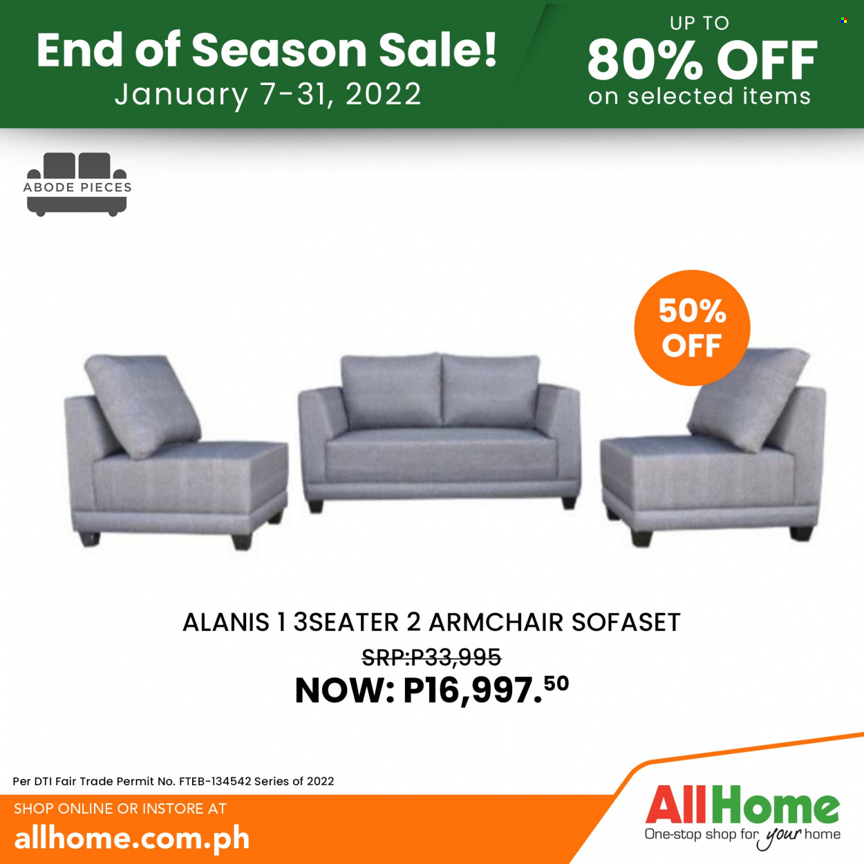 AllHome offer  - 7.1.2022 - 31.1.2022. Page 40.