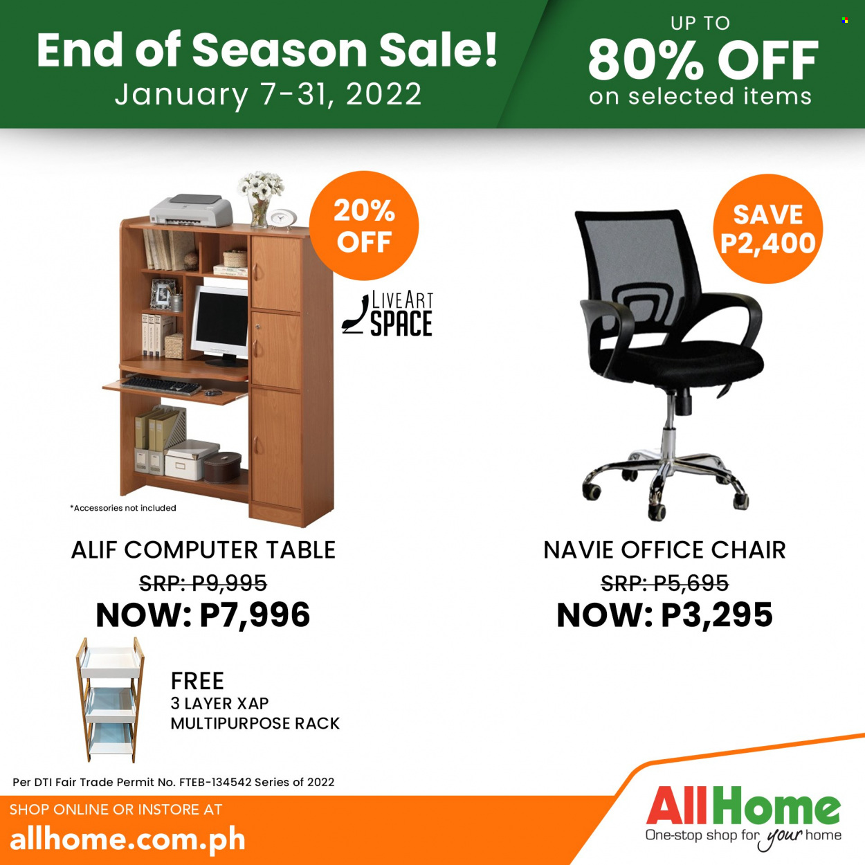 AllHome offer  - 7.1.2022 - 31.1.2022. Page 49.