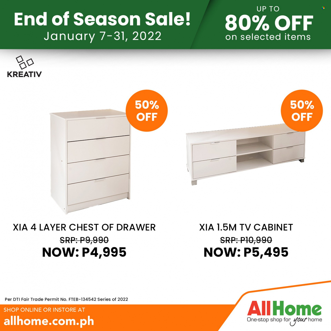 AllHome offer  - 7.1.2022 - 31.1.2022. Page 53.