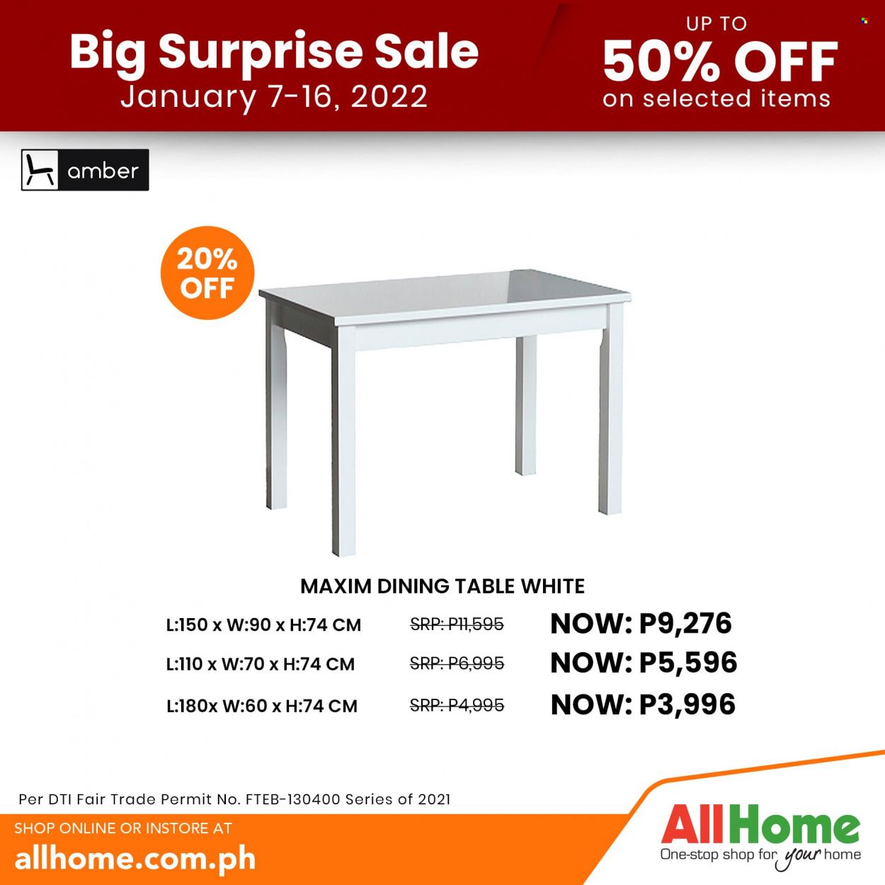 AllHome offer  - 7.1.2022 - 16.1.2022. Page 11.