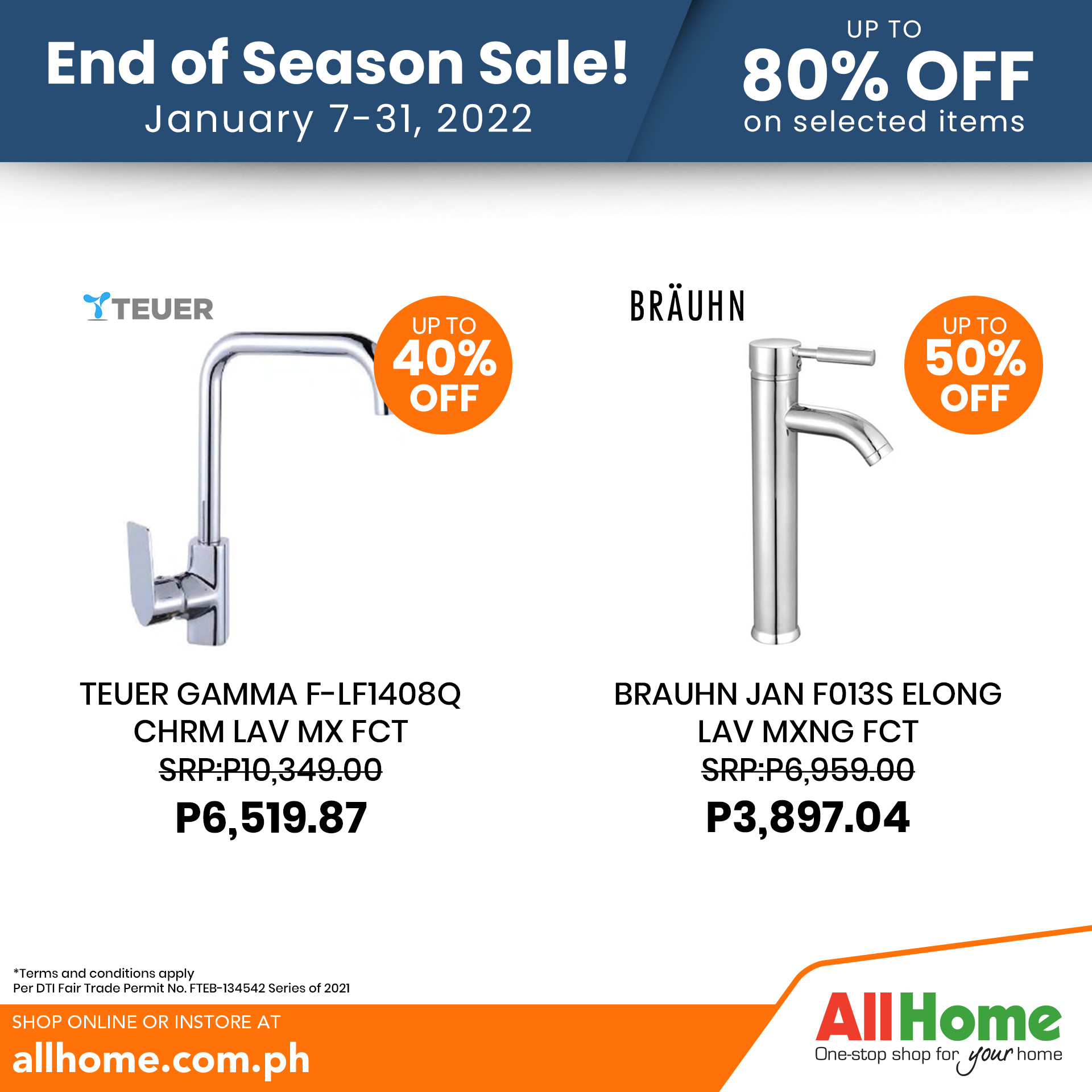 AllHome offer  - 7.1.2022 - 31.1.2022. Page 57.