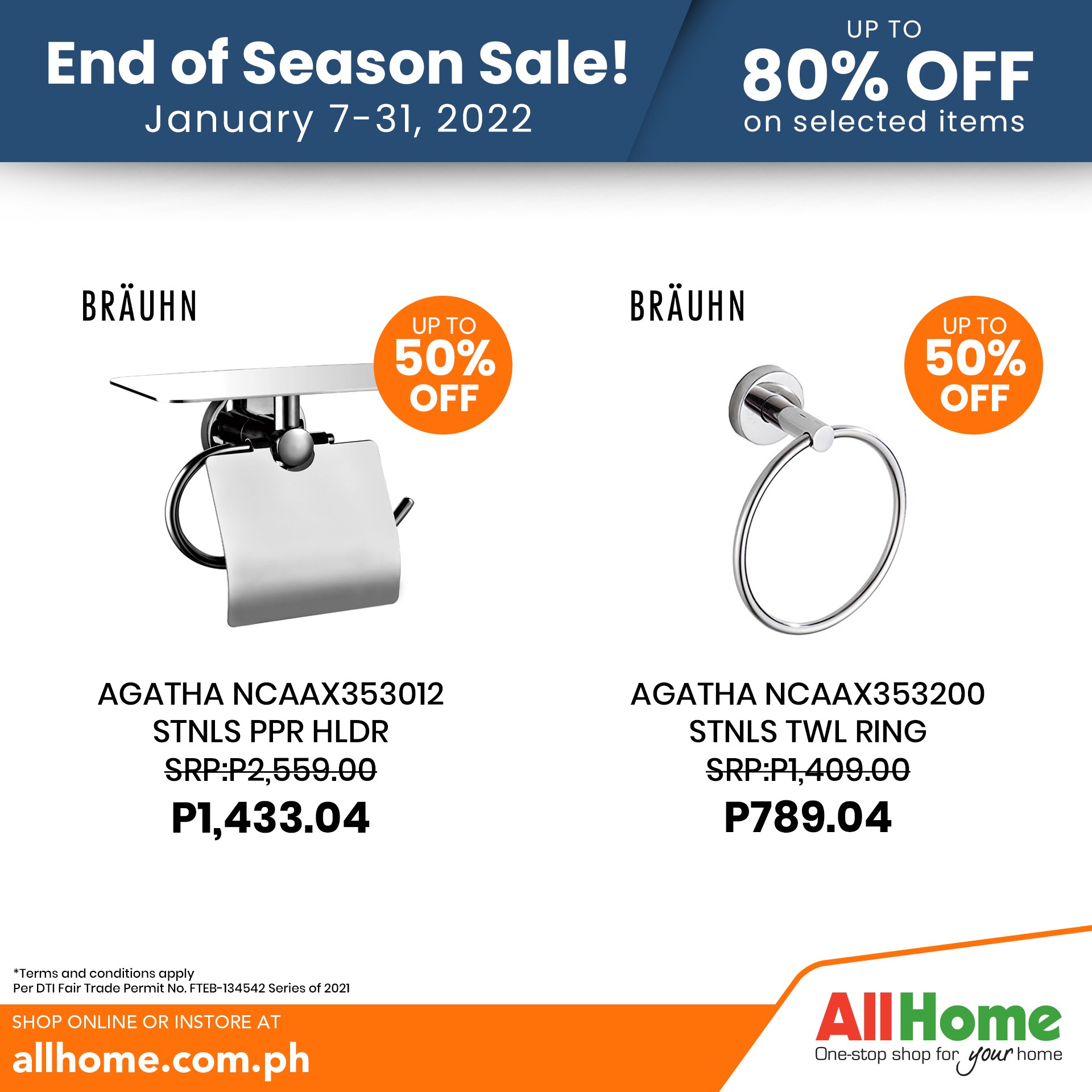 AllHome offer  - 7.1.2022 - 31.1.2022. Page 60.