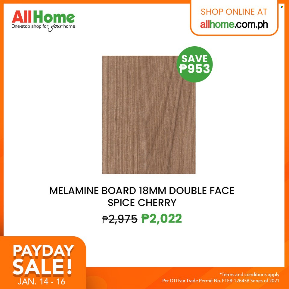 AllHome offer  - 14.1.2022 - 16.1.2022. Page 16.