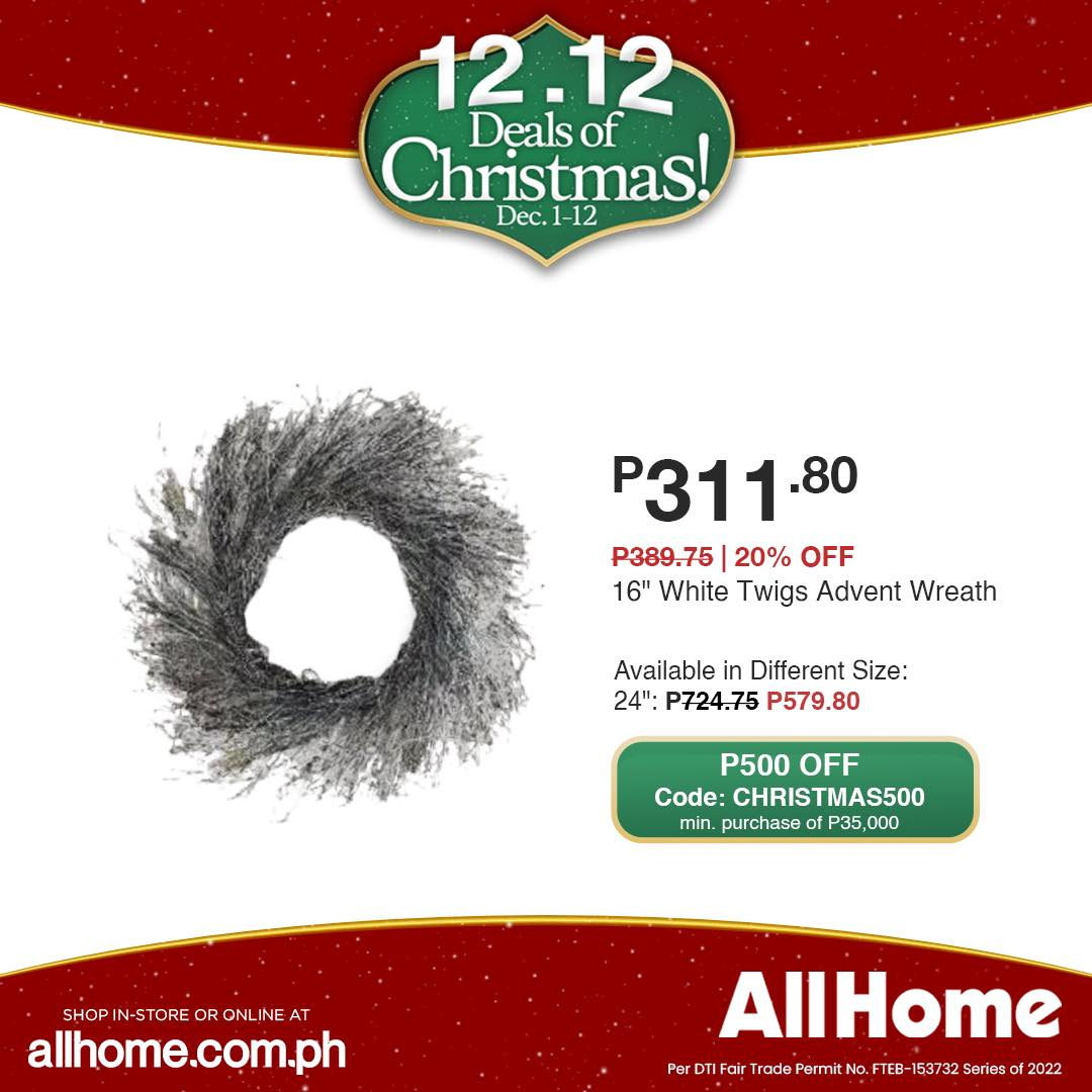 AllHome offer - 1.12.2022 - 12.12.2022.