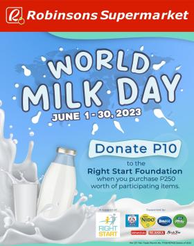 Robinsons Supermarket - World Milk Day Promo with Right Start!
