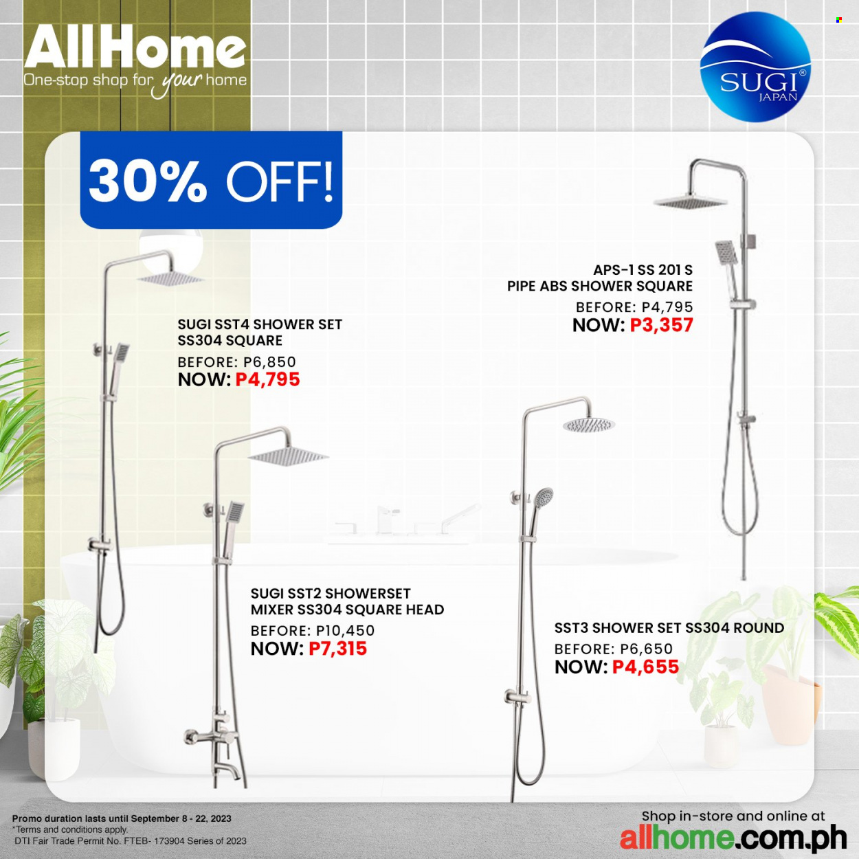 AllHome offer  - 8.9.2023 - 22.9.2023. Page 1.