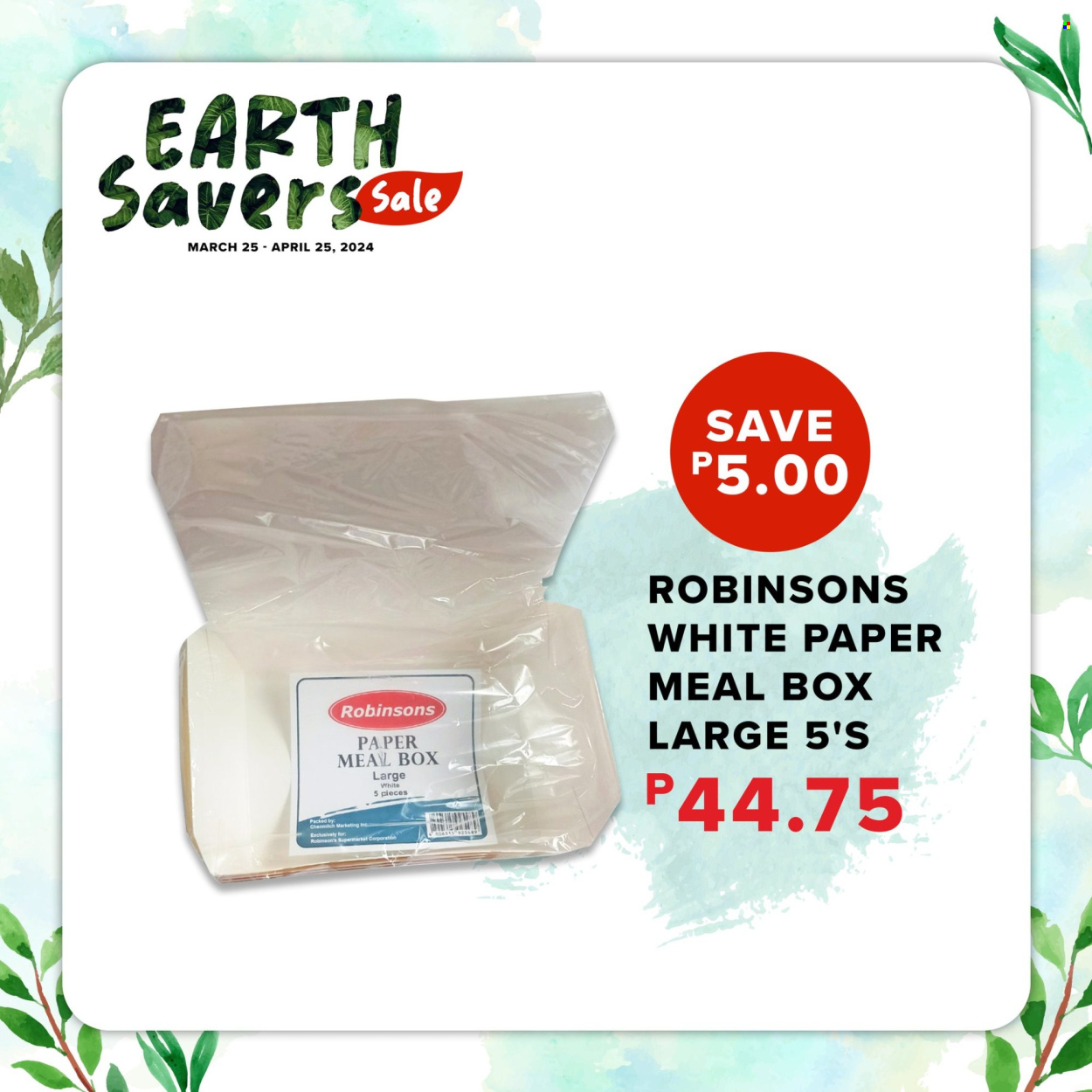 Robinsons Supermarket offer - 25.3.2024 - 25.4.2024.