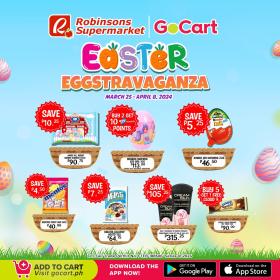Robinsons Supermarket - Get egg-citing deals and discounts with Easter Eggstravaganza via GoCart!